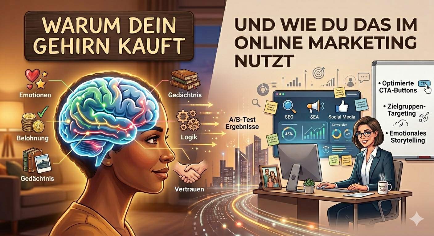 Warum dein Gehirn kauft – und wie du das im Online Marketing nutzt